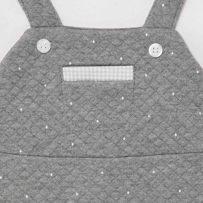 Mayoral One-Pieces Grey Quilted Overall One-piece