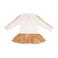 Alviero Martini Dresses + Skirts White dress with beige geo print