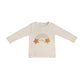 Alviero Martini Tops Cream geo star long sleeve t-shirt