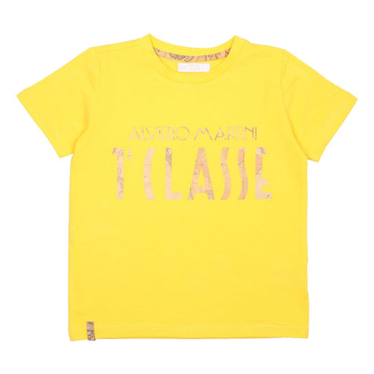 Alviero Martini Tops Yellow "1A CLASSE" T-shirt