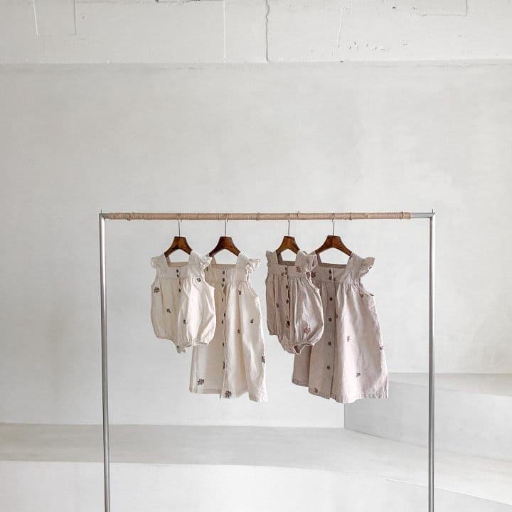 Anggo Dresses + Skirts xs (18 - 24 months) / dark beige Chamomile One-Piece