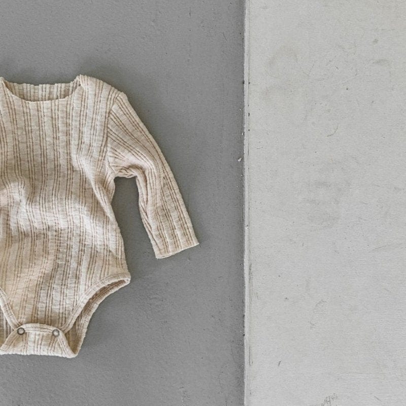 Anggo One-Pieces Bebe Ribbed Bodysuit