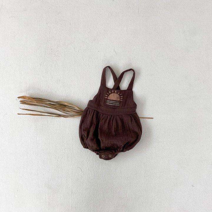 Bebe Holic Outerwear 3-6 months / brown Bebe Sun Suspender Bodysuit