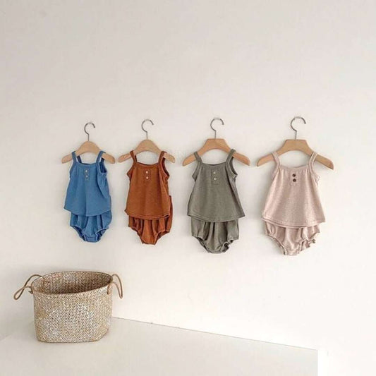 Bebe Holic Outerwear 6-12 months / beige Baby Linen Knit Set