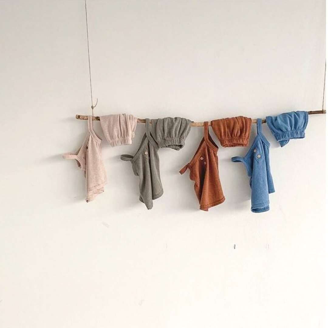 Bebe Holic Outerwear Baby Linen Knit Set