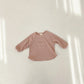 Bebe Holic Tops 3-6 months / blush pink Waffle Pocket Tee