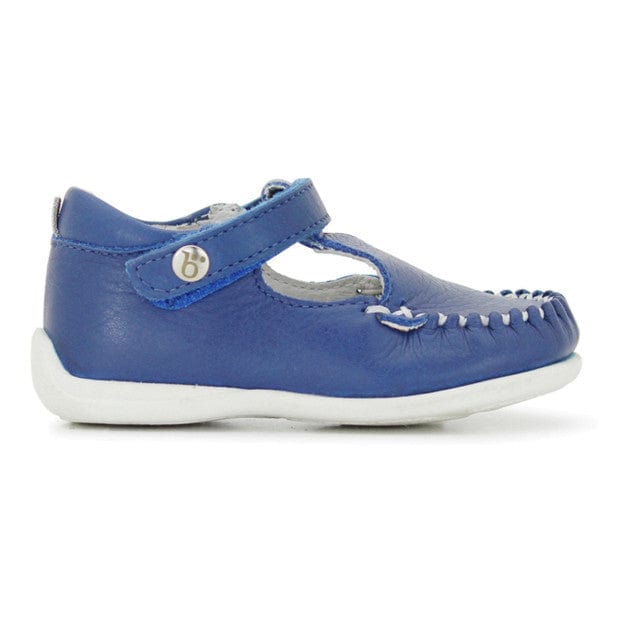 Benjie of Switzerland Footwear Blue first-steps velcro shoes