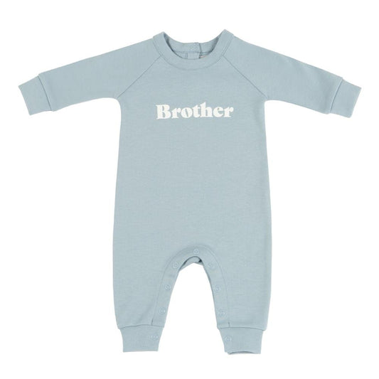Bob and Blossom Clothing / One-pieces 0-3m BROTHER Romper - Sky Blue