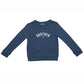 Bob and Blossom Clothing / Tops 1YR Brother Sweatshirt - Denim Blue