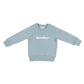 Bob and Blossom Clothing / Tops Brother Sweatshirt - Sky Blue