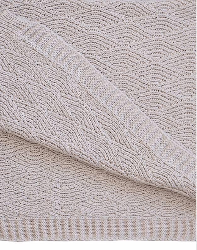 Bundl Blanket Blanket | Shell Stitch