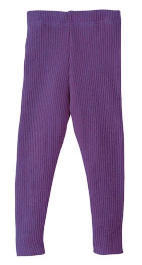 Disana Clothing / Bottoms 0-3M (50/56) / Plum Knitted Leggings