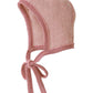 Disana Clothing / Outwear Accessories 0-3M (00) / Rose/Natural Knitted Bonnet