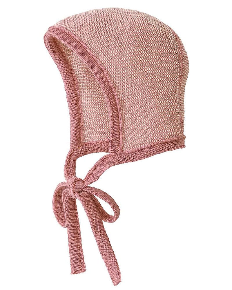 Disana Clothing / Outwear Accessories 0-3M (00) / Rose/Natural Knitted Bonnet