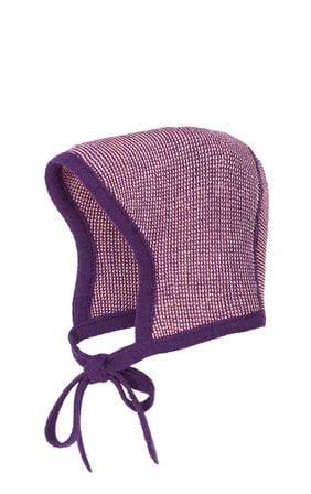 Disana Clothing / Outwear Accessories 3-6M (01) / Plum/Rose Knitted Bonnet