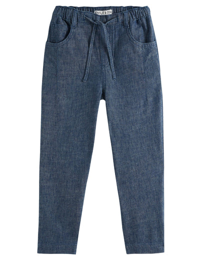 Emile et Ida Clothing / Bottoms 2Y Indigo Linen Pants