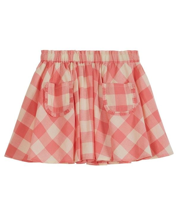 Emile et Ida Clothing / Bottoms 3Y Candy Gingham Skirt