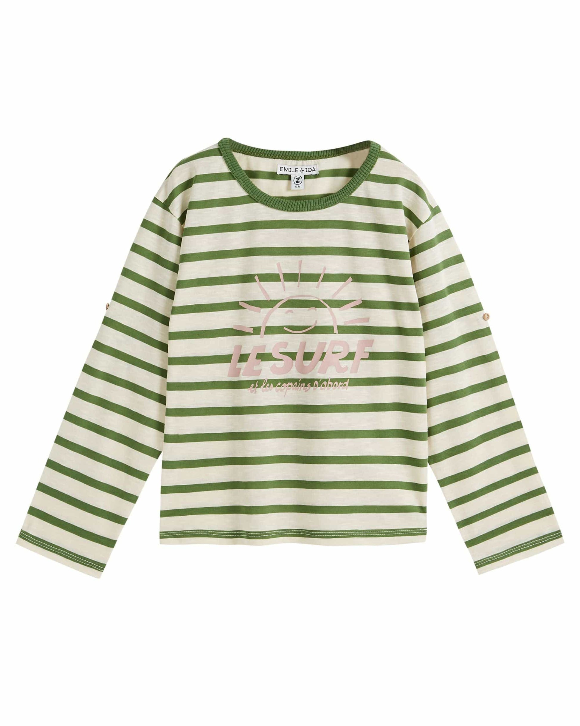 Emile et Ida Clothing / Bottoms 3Y Long-sleeved Striped T-Shirt