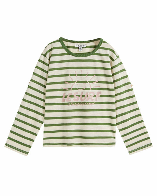 Emile et Ida Clothing / Bottoms 3Y Long-sleeved Striped T-Shirt