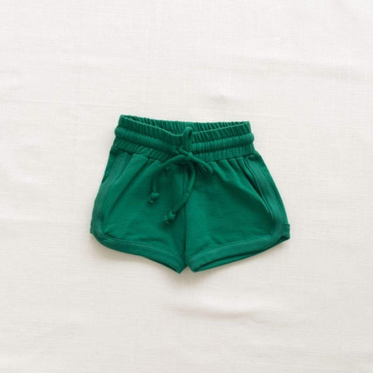 Fin & Vince Shorts Terry Trackies - Emerald