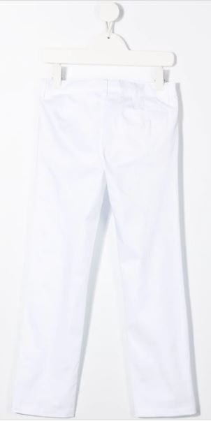 Il Gufo Bottoms Classic white trousers
