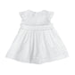 Il Gufo Dresses + Skirts White ruffle-trimmed dress