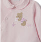 Il Gufo One-Pieces Soft jersey onesie with teddy bear appliqué