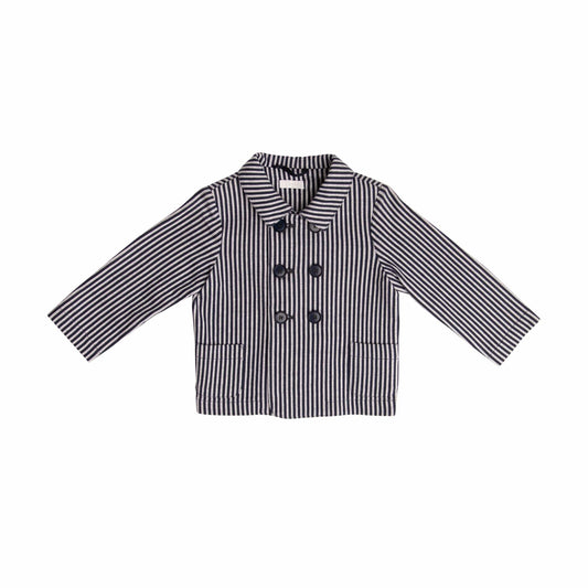 Il Gufo Outerwear Pinstriped double-breasted jacket