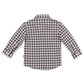 Il Gufo Tops Brown & White Plaid Button-up Shirt
