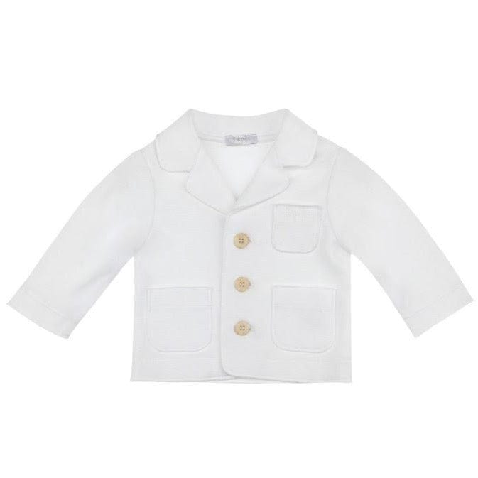 Il Gufo Tops Cream Knit Blazer