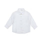 Il Gufo Tops White Linen Button-Down Shirt