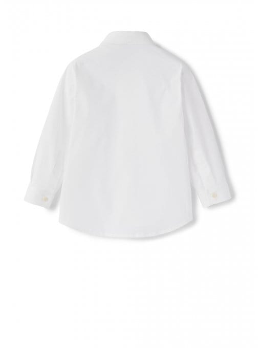 Il Gufo Tops White poplin shirt