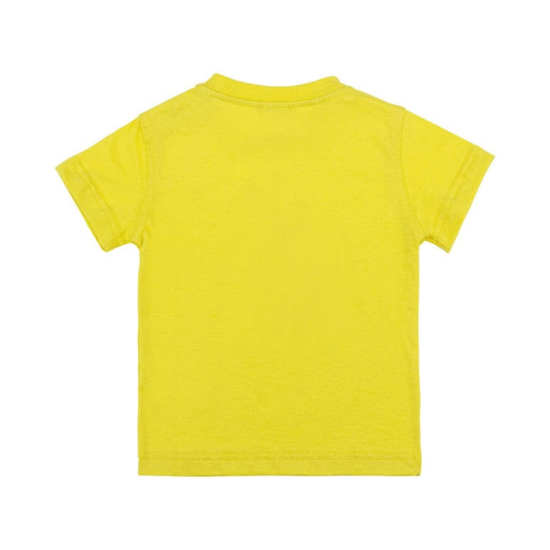 Il Gufo Tops Yellow short sleeve shark t-shirt