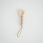 Little Chew Teether Silicone Pacifier Holder | Truffle