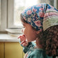 Louise Misha Accessories Capucine Woven Scarf - Blue Wild Flowers