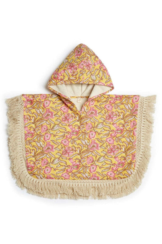 Louise Misha Swimwear T2 (12-24M) Mael Beach Bath Cape, Lemon Patchouli Spring