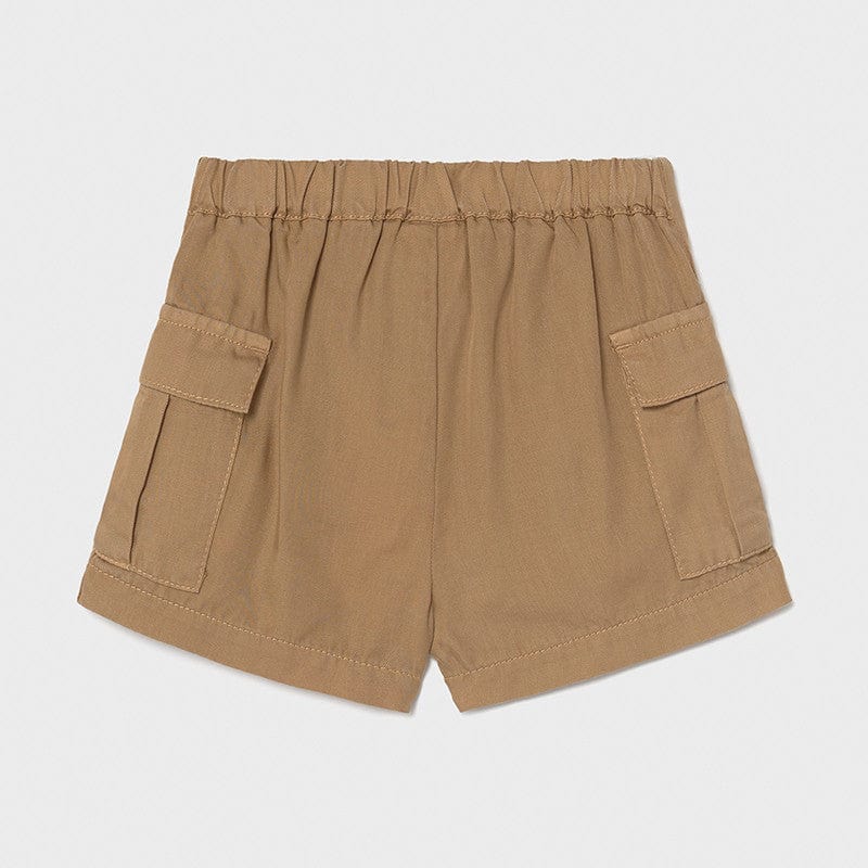 Mayoral Bottoms Caramel Shorts with Bow