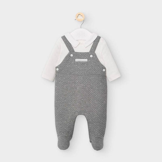 Mayoral One-Pieces Grey Quilted Overall One-piece