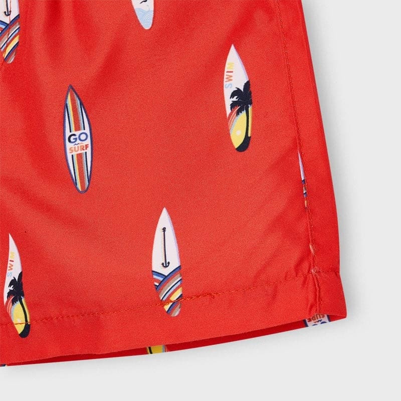 Mayoral Swimwear Surfboard Printed Bermuda Swim Shorts