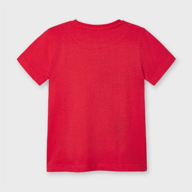 Mayoral Tops Red Short Sleeve Guitar T-shirt