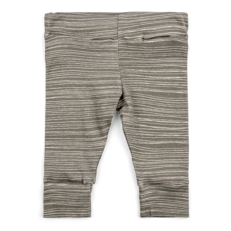 Milkbarn Clothing / Bottoms 3-6M / Grey Stripe Milkbarn Organic Leggings