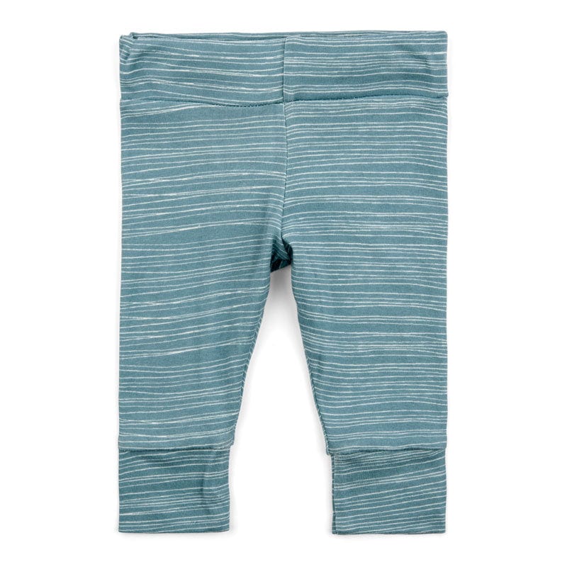 Milkbarn Clothing / Bottoms 6-12M / Blue Stripe Milkbarn Organic Leggings