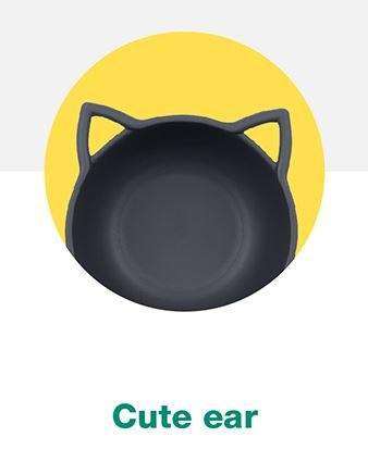 Nineware Feeding Cat Eco-Conscious Bamboo Dinnerware (Large Bowl)