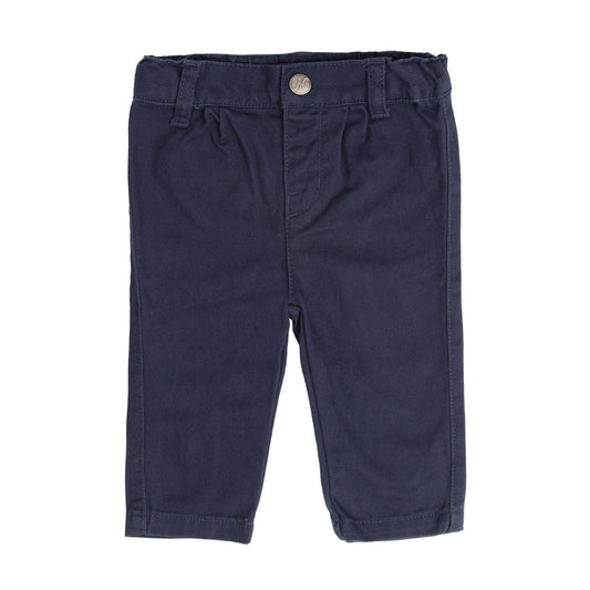 Noukie's Bottoms Navy twill trousers with heart pockets