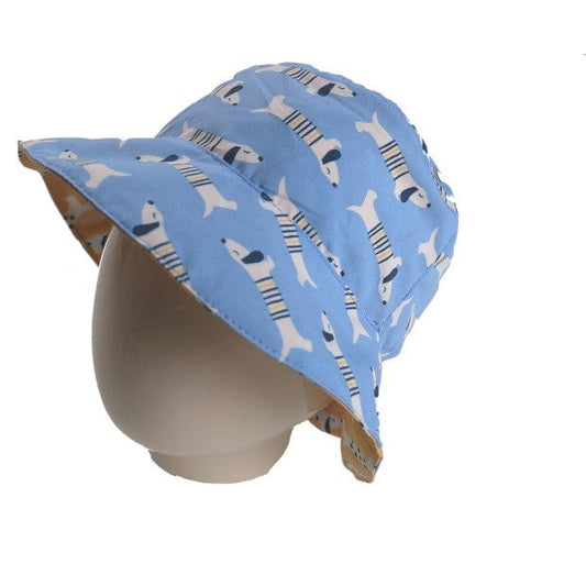 Noukie's Headwear Blue/Yellow Reversible UV Hat