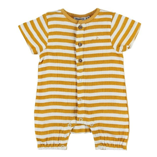 Noukie's One-Pieces Mustard Yellow Short Sleeve One-piece