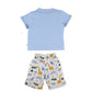 Noukie's Sleepwear Dinosaur print pyjama short set
