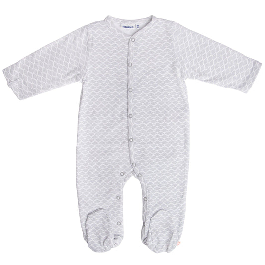 Noukie's Sleepwear Grey and White Jersey Pyjama