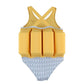 Noukie's Swimwear Yellow One-Piece Swimsuit with Removable Foam Inserts