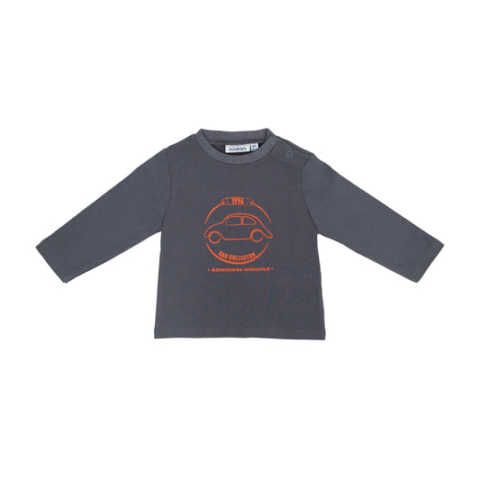 Noukie's Tops Long-sleeved car graphic t-shirt